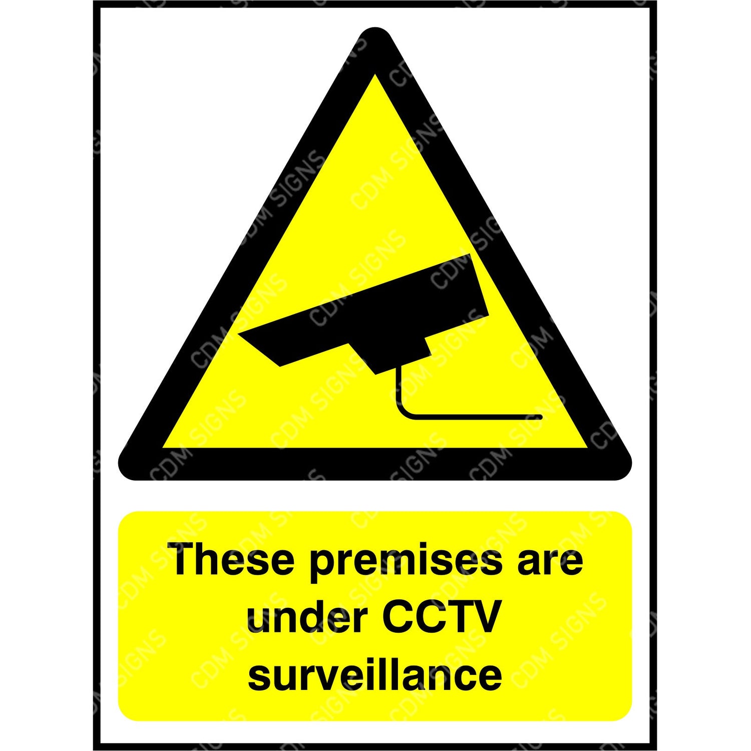 CCTV in operation warning sign