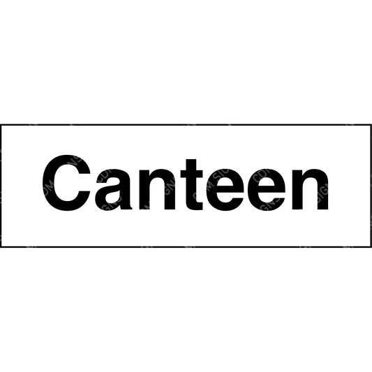 canteen sign