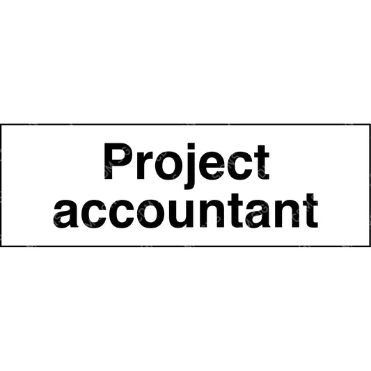 project accountant sign 