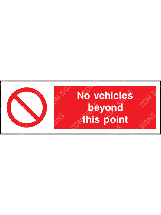 No vehicles beyond this point