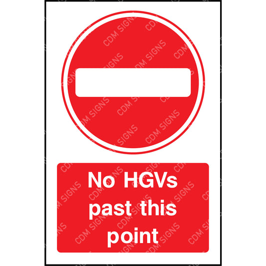 No HGV's past this point