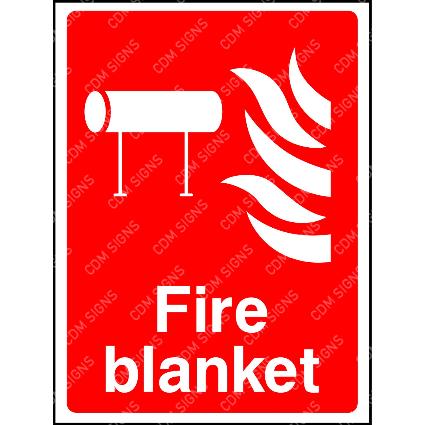 fire blanket sign