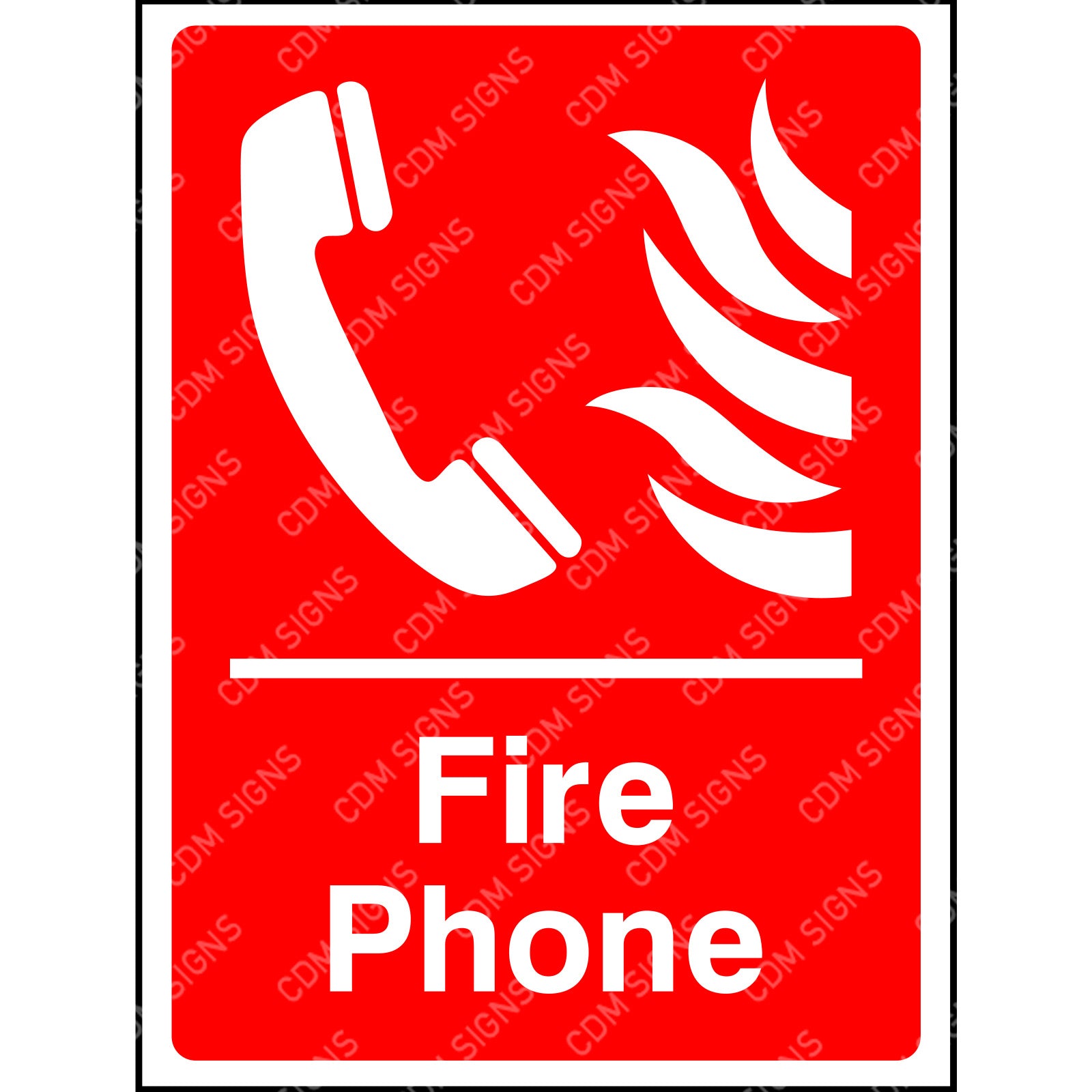 fire phone sign