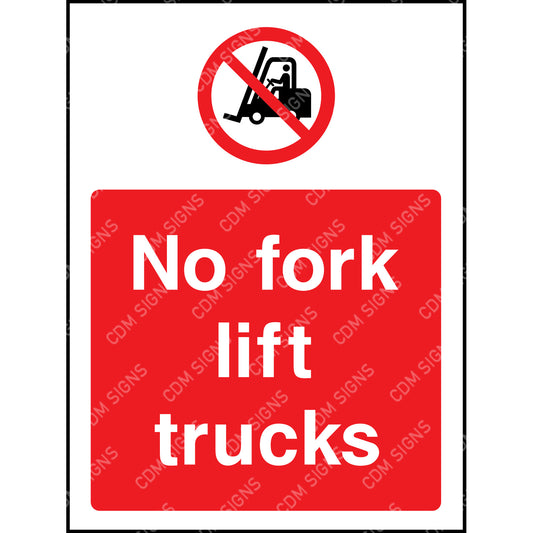 No fork lift trucks