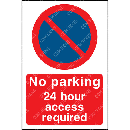 No parking 24 hour access required