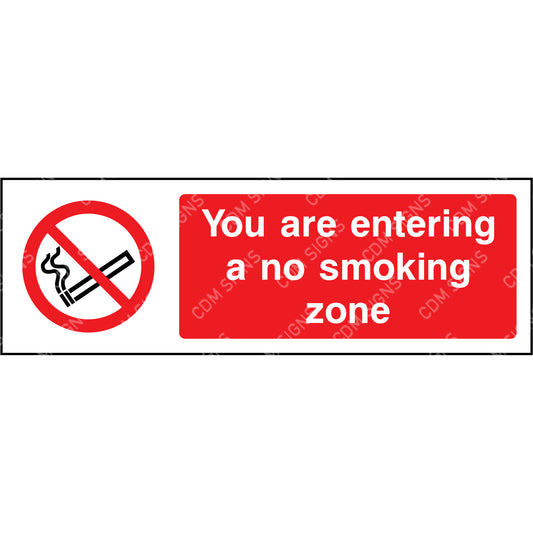 You are entering a no smoking zone